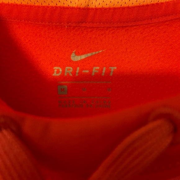 Nike Orange Dri-FIT Hoodie - Picture 3 of 5